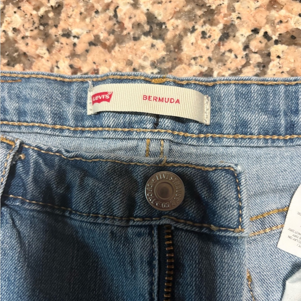 Levi's Light Blue unisex kids Jean Short